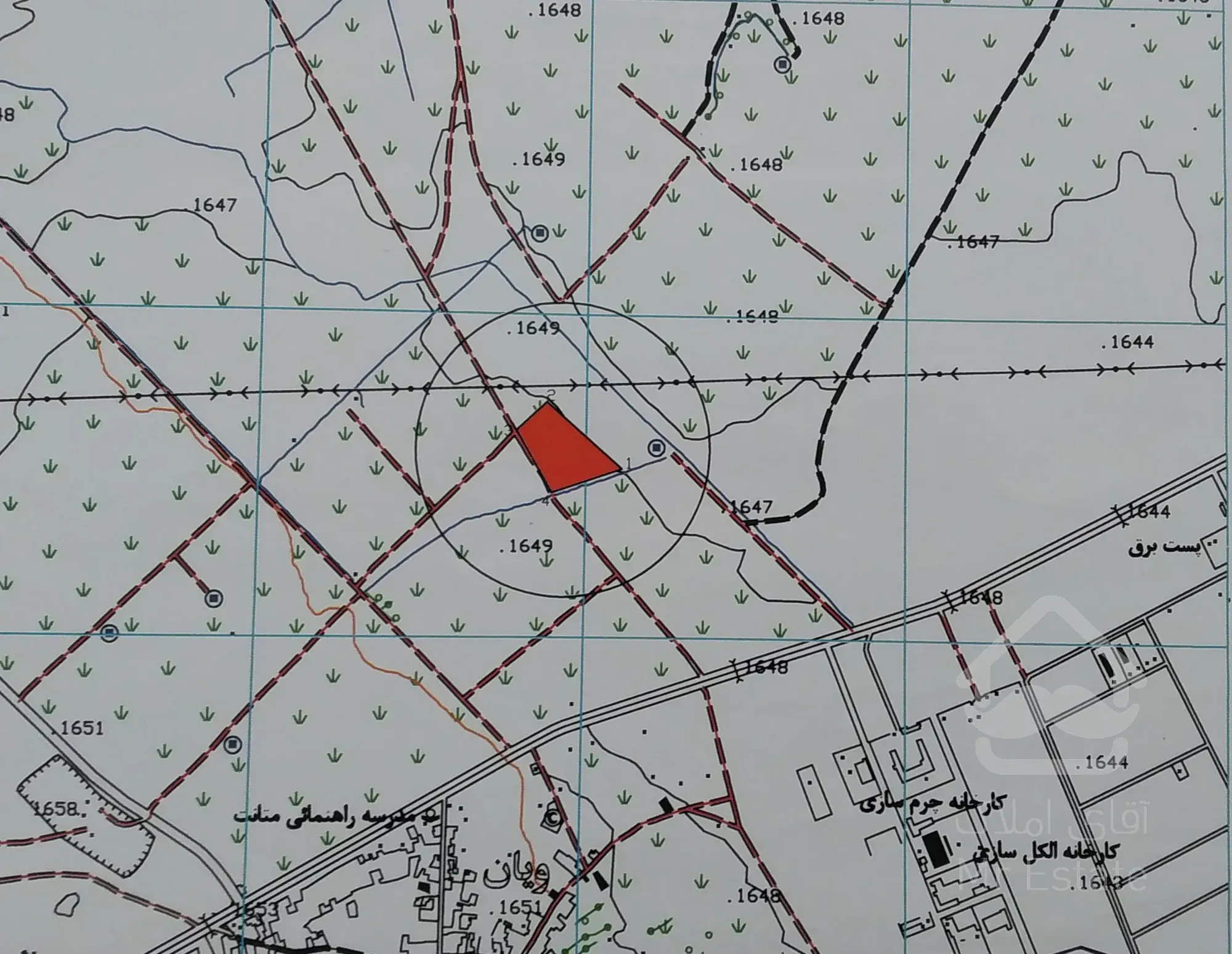 زمین صنعتی با امتیاز