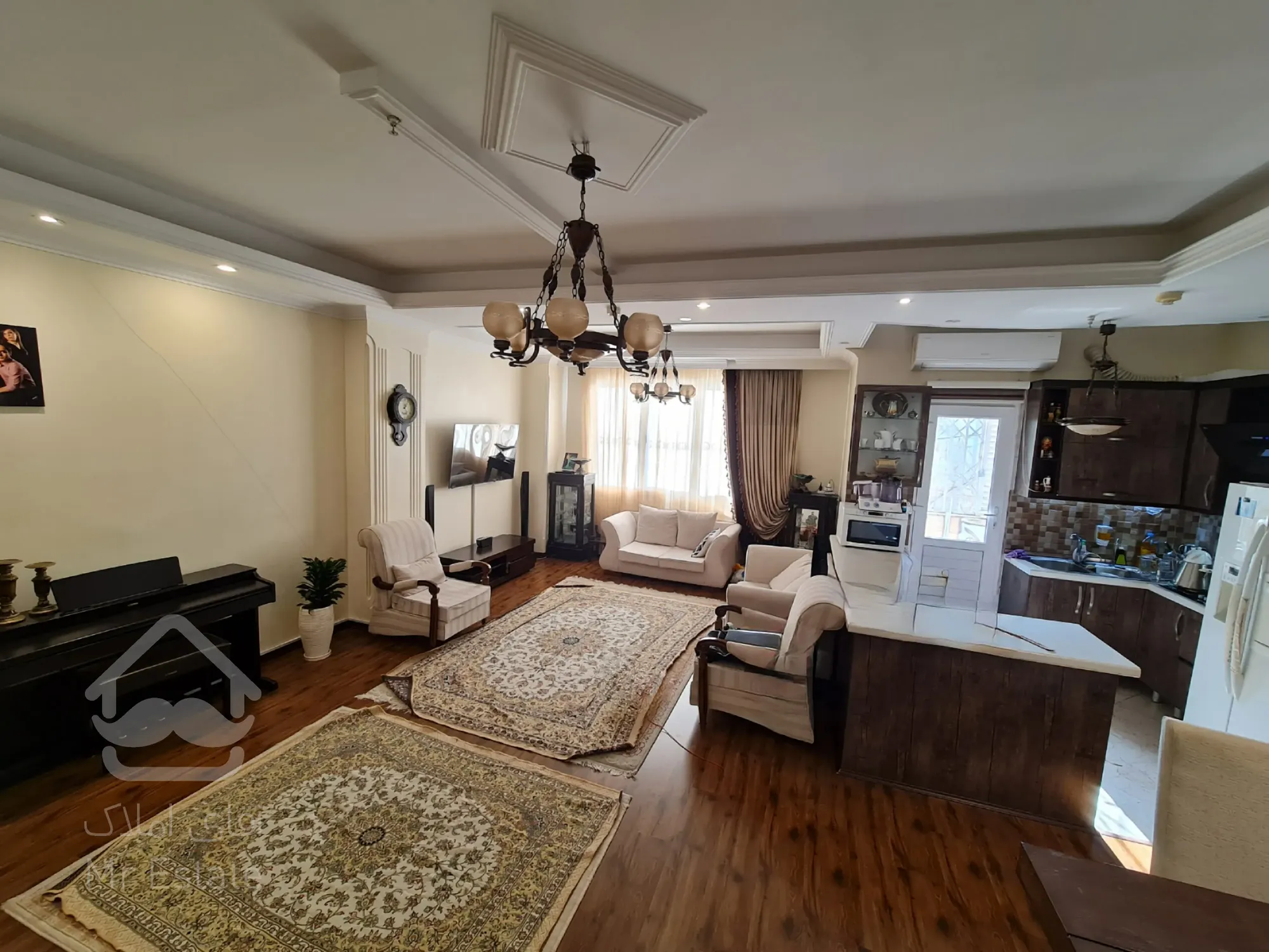 فروش آپارتمان ۸۰متر ۲خواب خطی رو به آفتاب بلوار بعثت