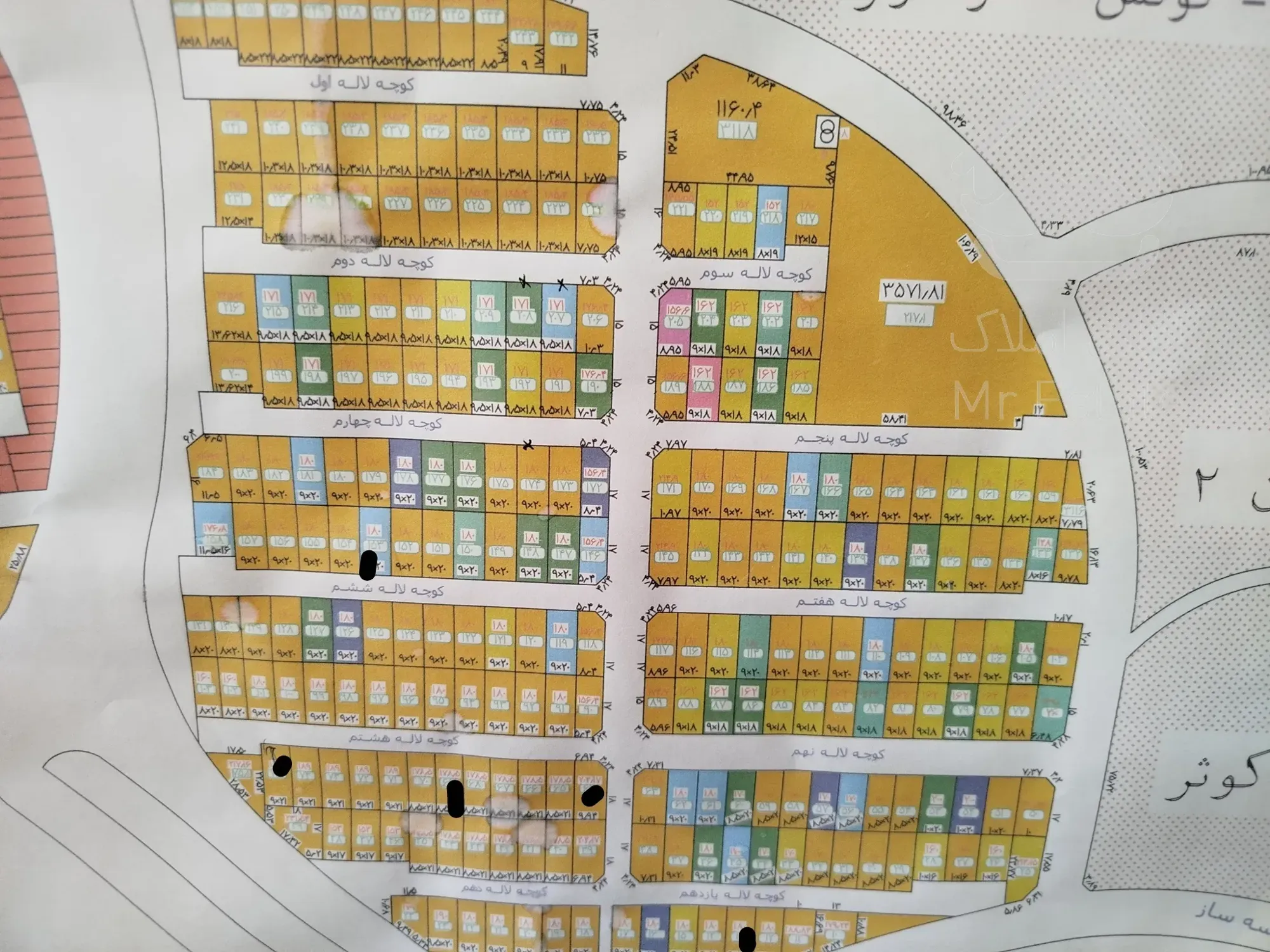 قطعه ۱۸۰متر مناسب ساخت و ساز