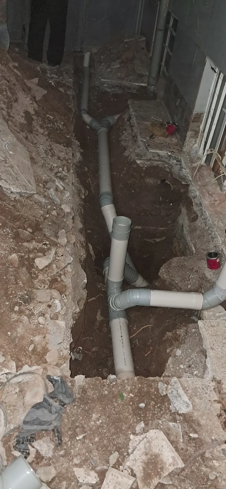 وصل اگو وتخریب  بنایی