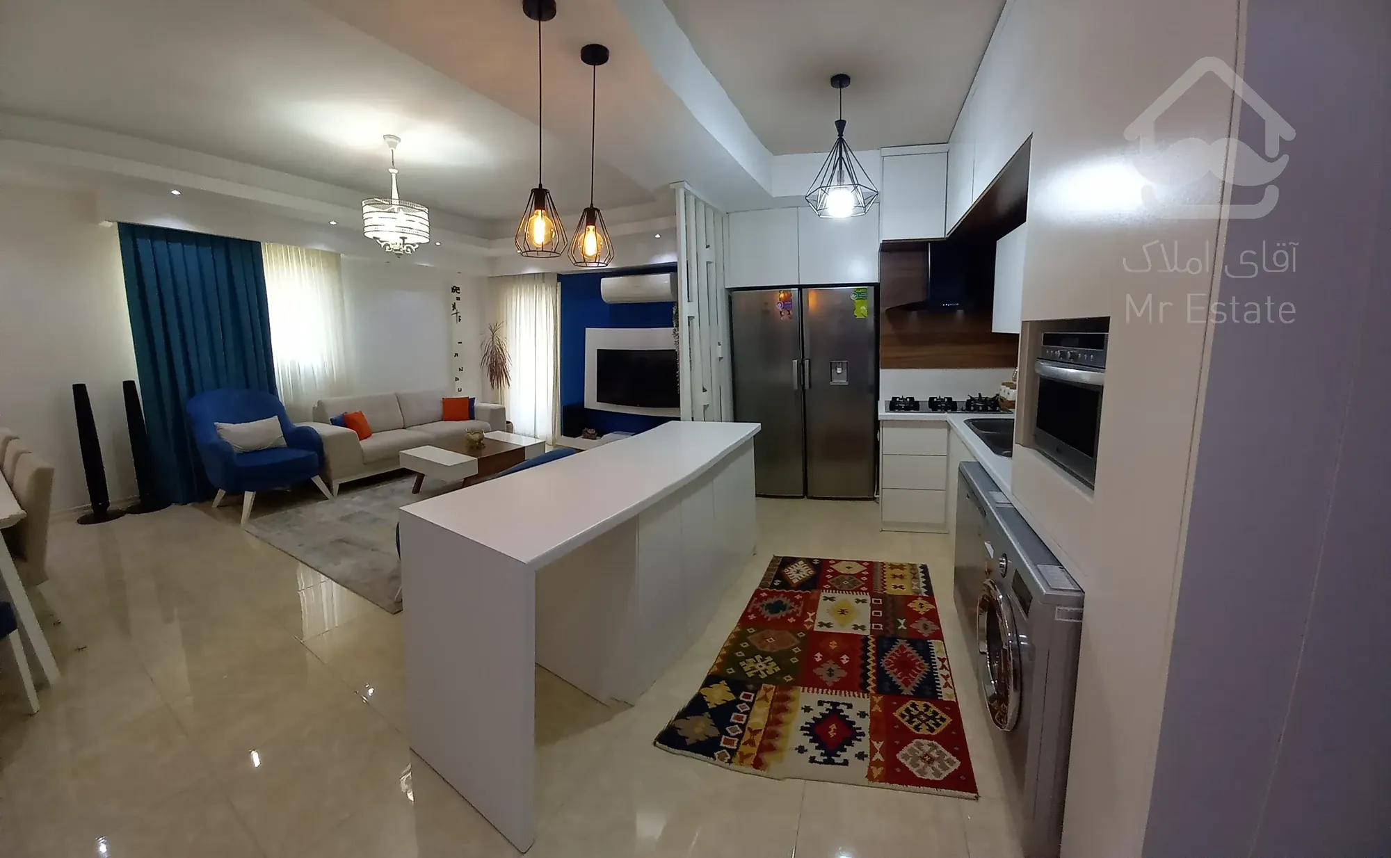 فروش آپارتمان دیزاین شده با ویو دریا ، مبله