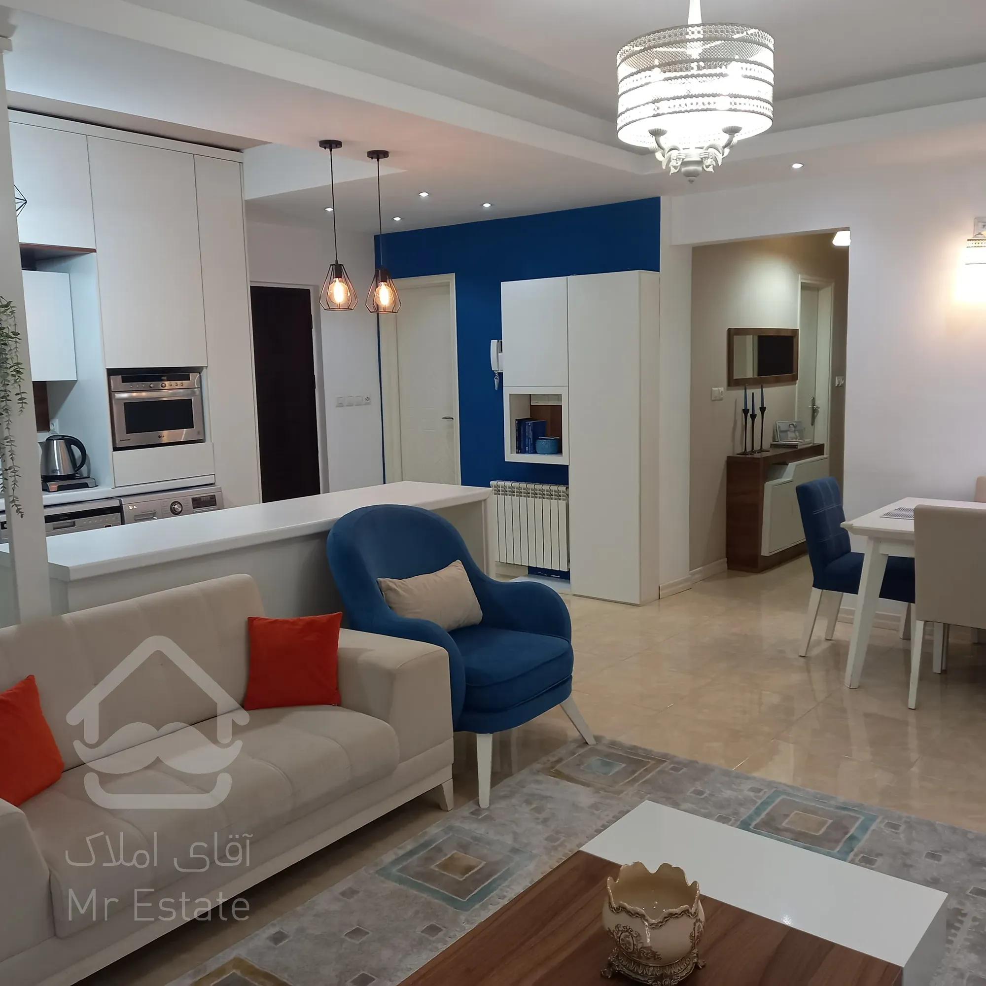 فروش آپارتمان دیزاین شده با ویو دریا ، مبله