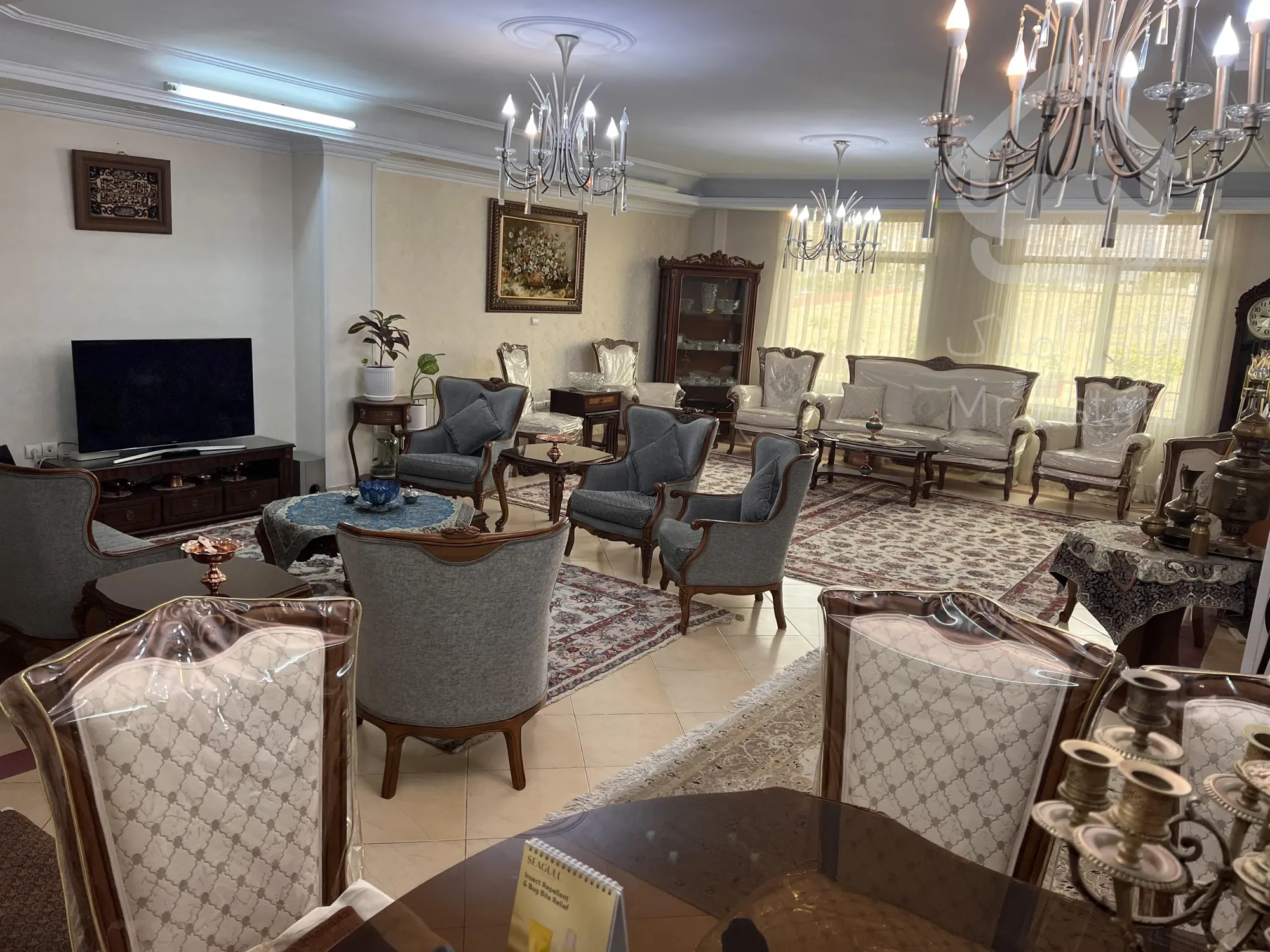 اجاره آپارتمان۱۳۰مترفول امکانات خیابان استخر