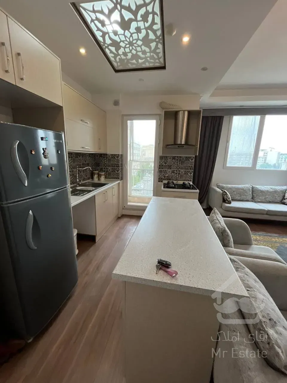 ۶۶متر۱خواب سالن پرده خور لاکچری مدرن