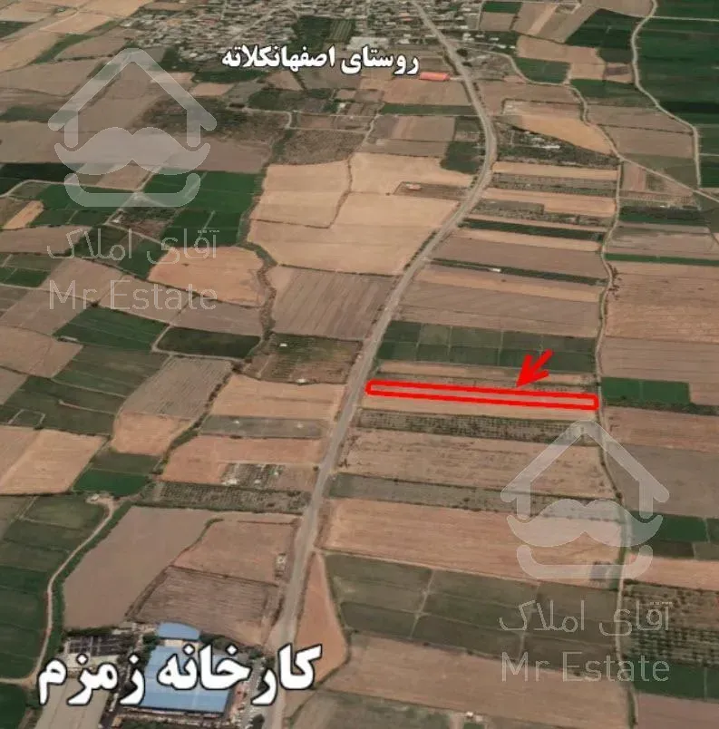 3200متر زمین کشاورزی گرگان روستای اصفهانکلاته