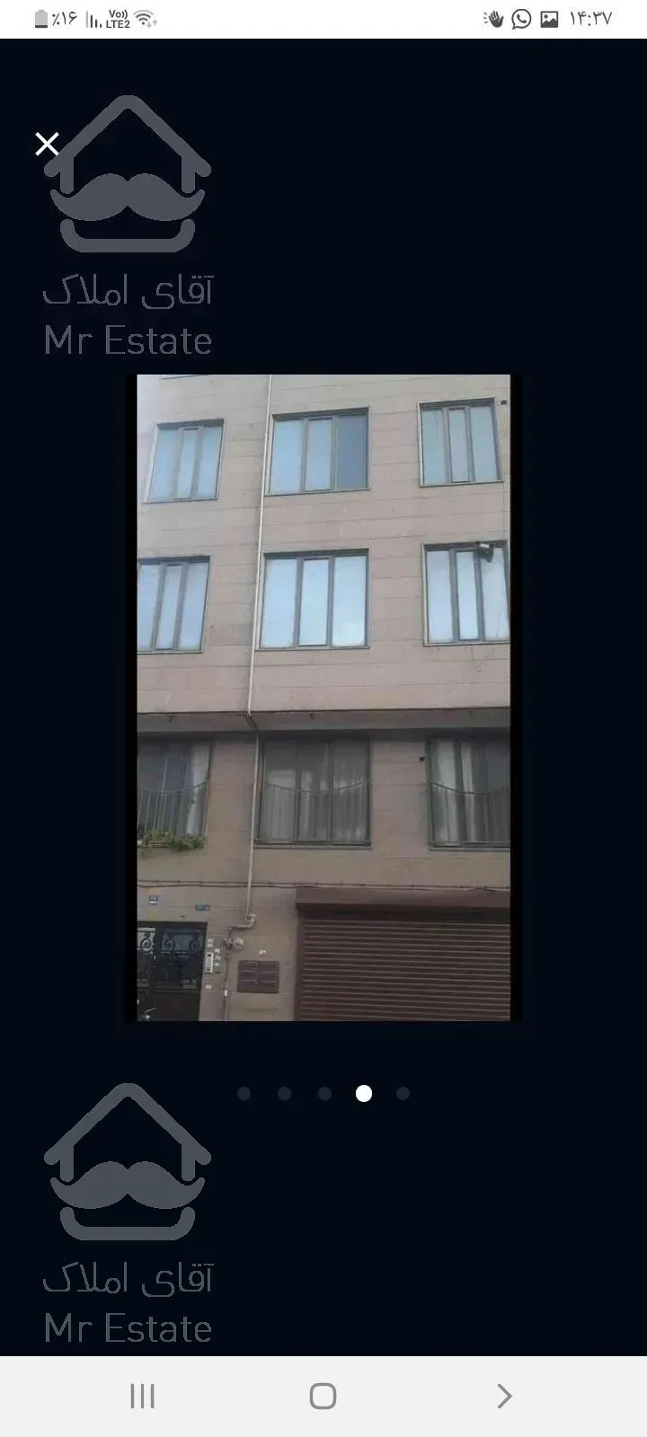 آپارتمان ۴۰ متری تکخواب طبقه سوم