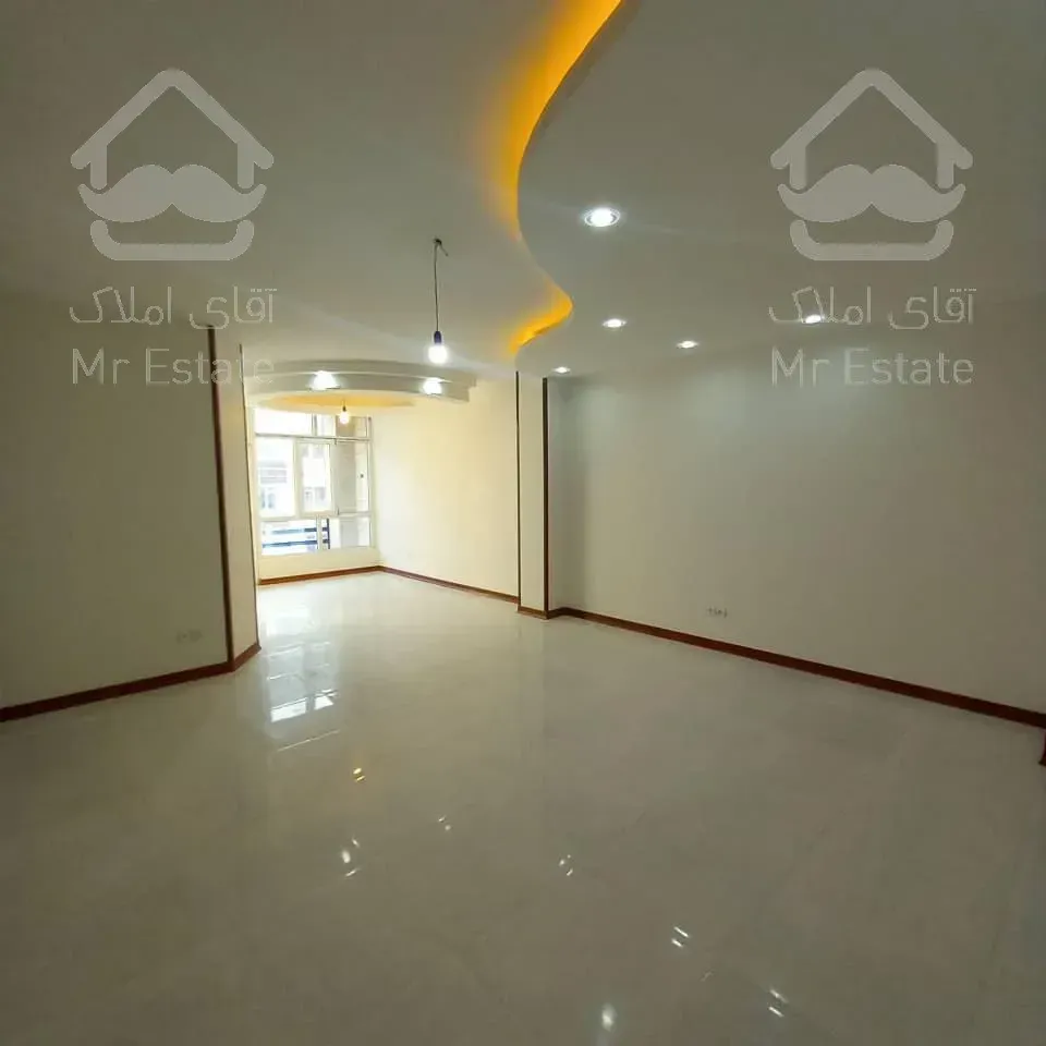 ۹۶ متر ۲ خواب سالن پرده خور