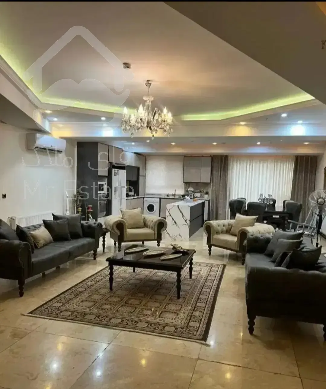 110متر/دو خواب/تک واحدی/نور جنوب