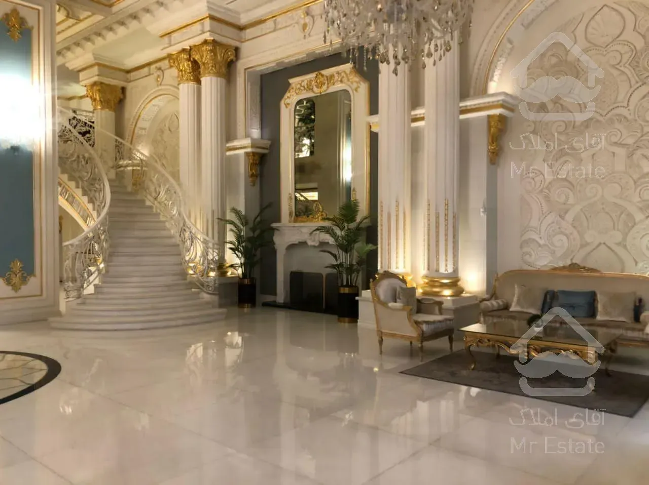 زعفرانیه ۵۵۰متر بالکن سرتاسری