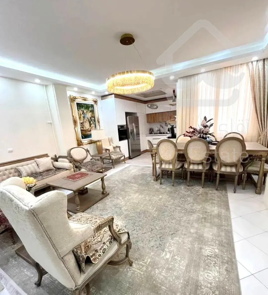 ۵۲ متر/سالن پرده خور/دیزاین ژورنالی