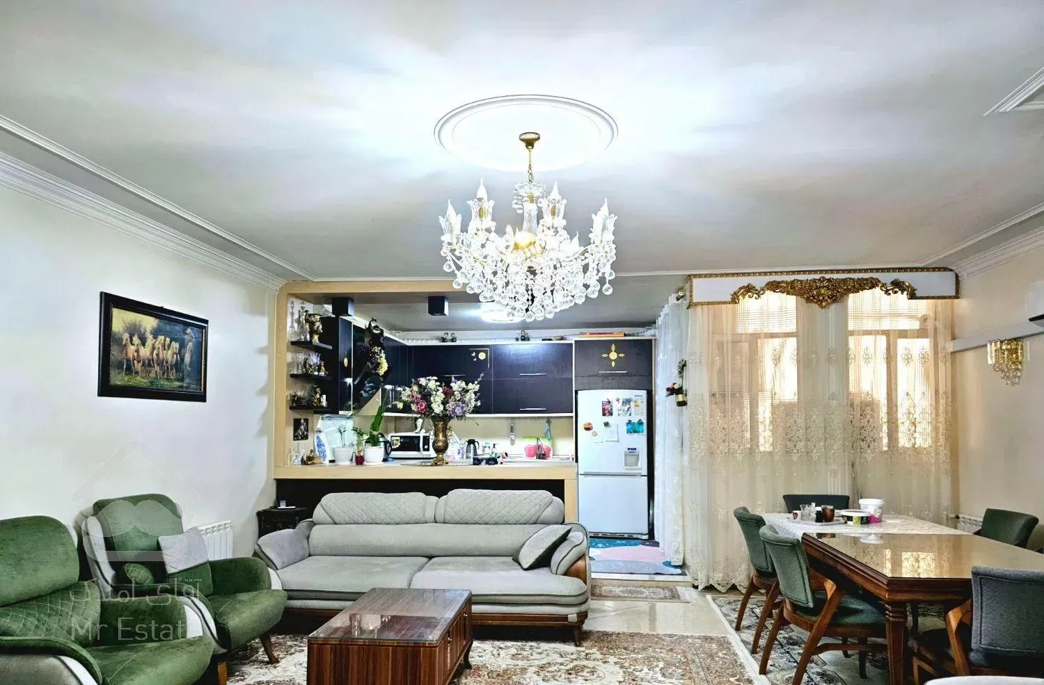 شریعتی‌کاج ۸۸متر۲خواب بازسازی شده نقشه زیبا