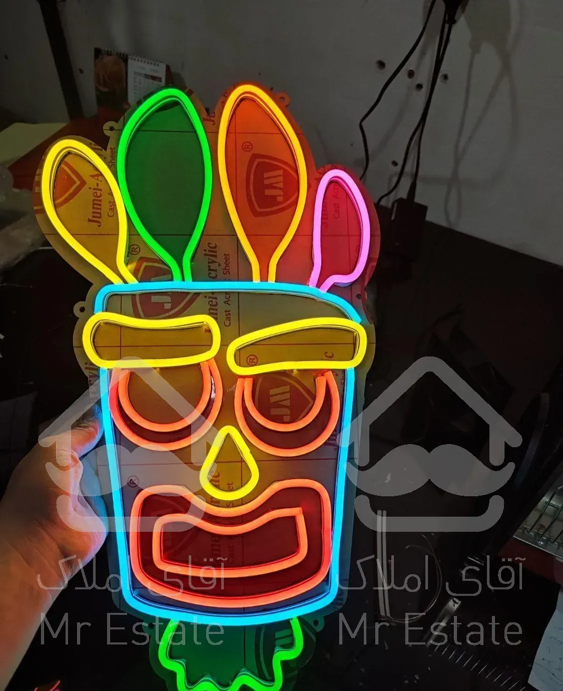 تابلو چنلیوم نئون فلکسی کامپوزیت چلنیوم