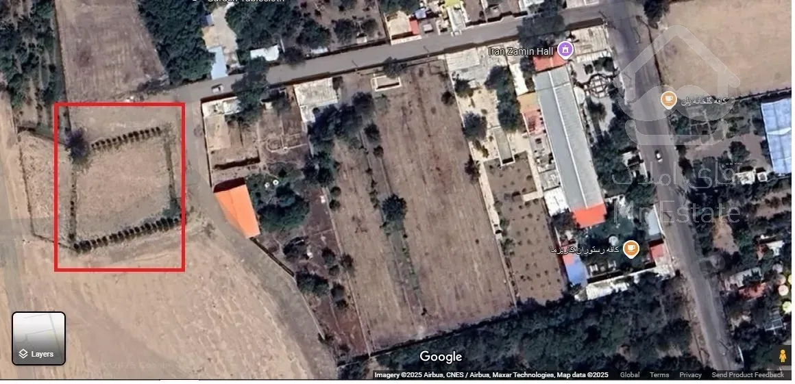 فروش یک قطعه زمین به متراژ 1150 متر