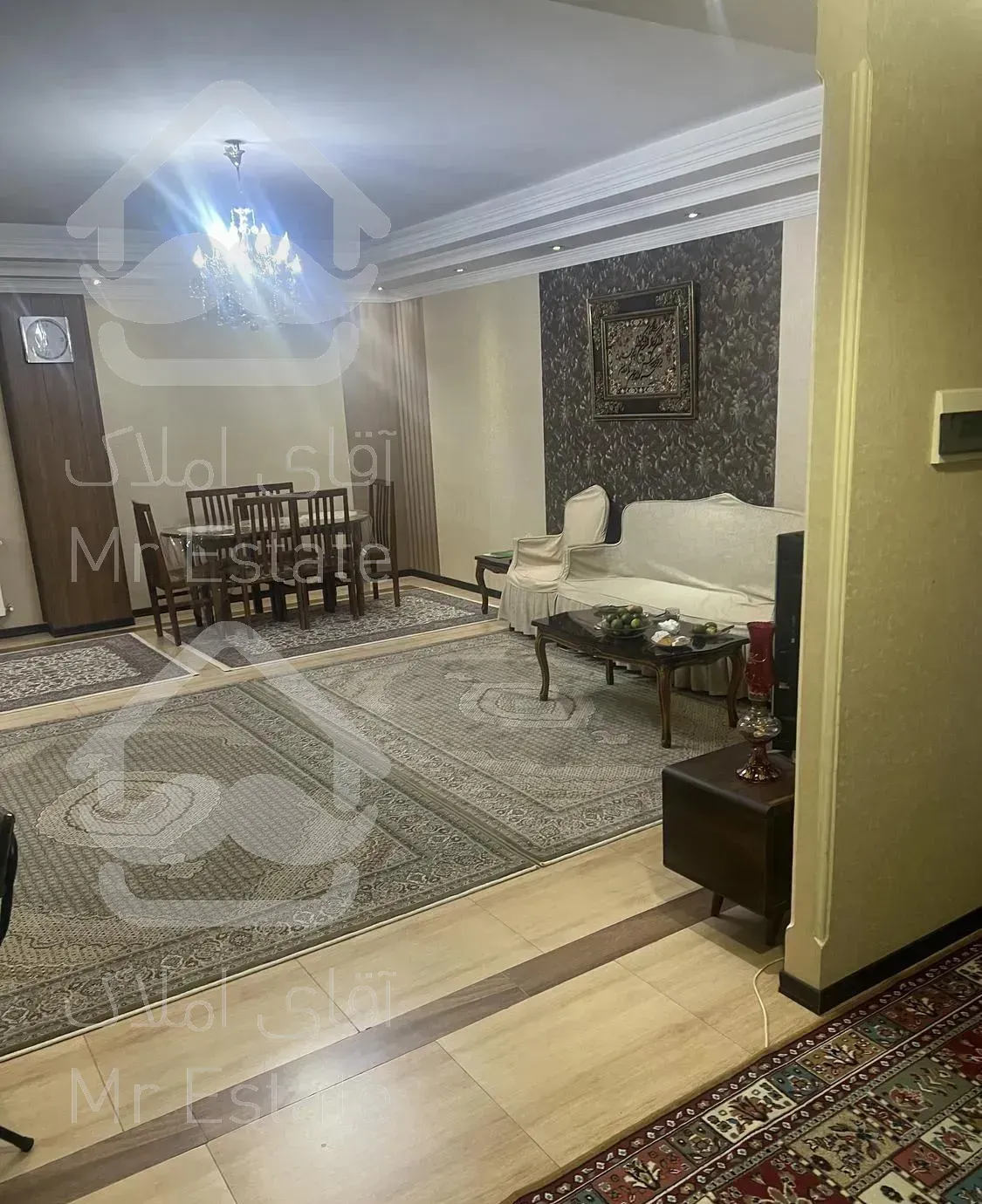 یک واحد اپارتمان ۱۰۵متری ۵طبقه دو واحدی فول