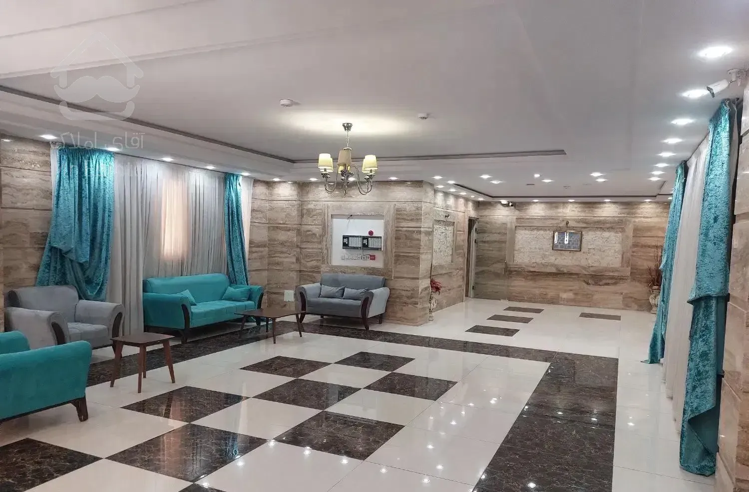 کوی مهر 92 متری واحد تخلیه لابی شیک ویو حیاط