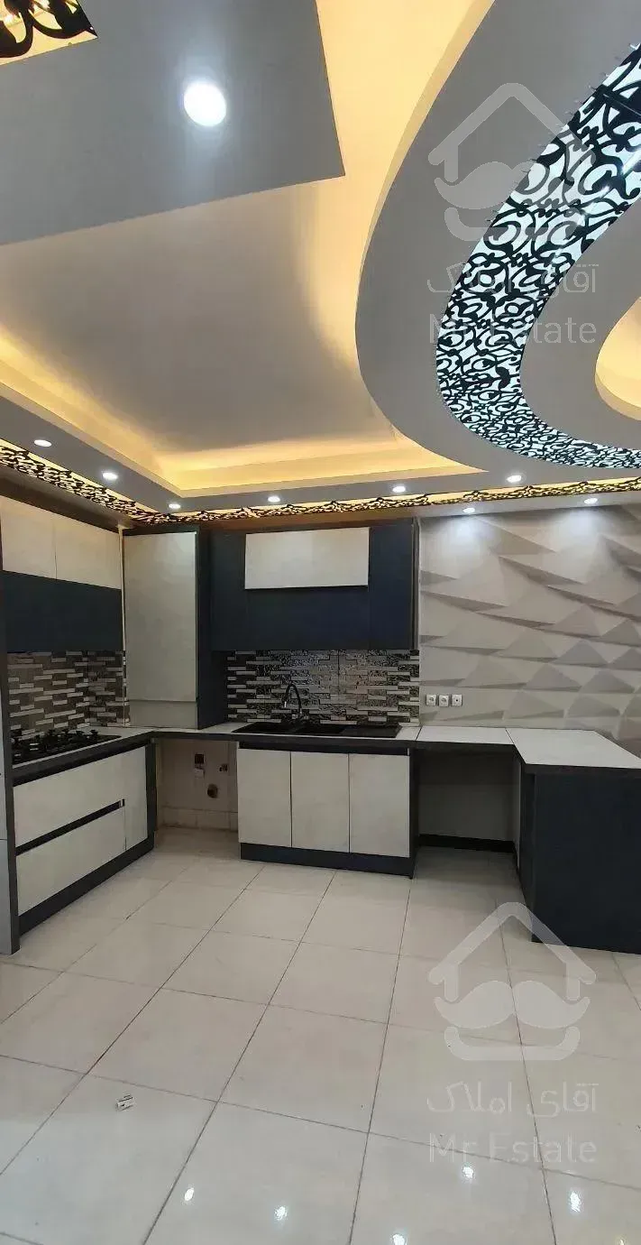 آپارتمان دو واحدی، ۱۰۰متری،کناف و نورپردازی