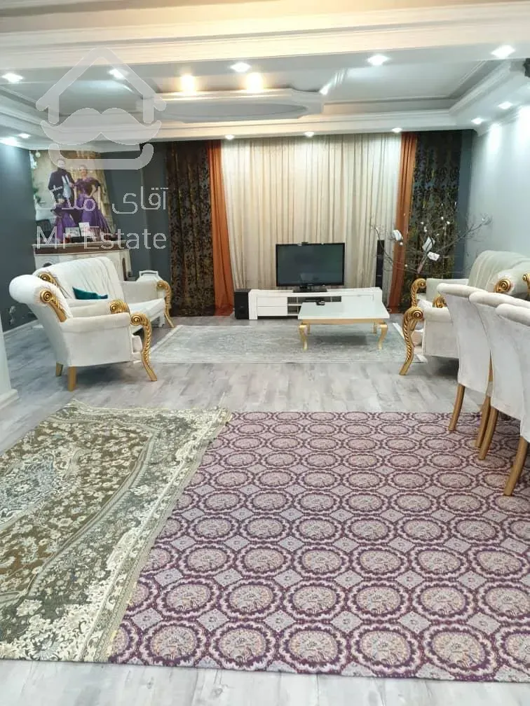 آپارتمان 85 متری ، سالن پرده خور