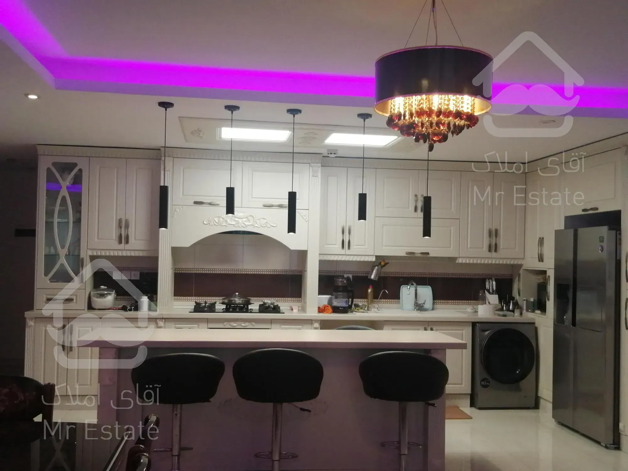 107 متر 2خواب فول دیزاین دریاچه چیتگر