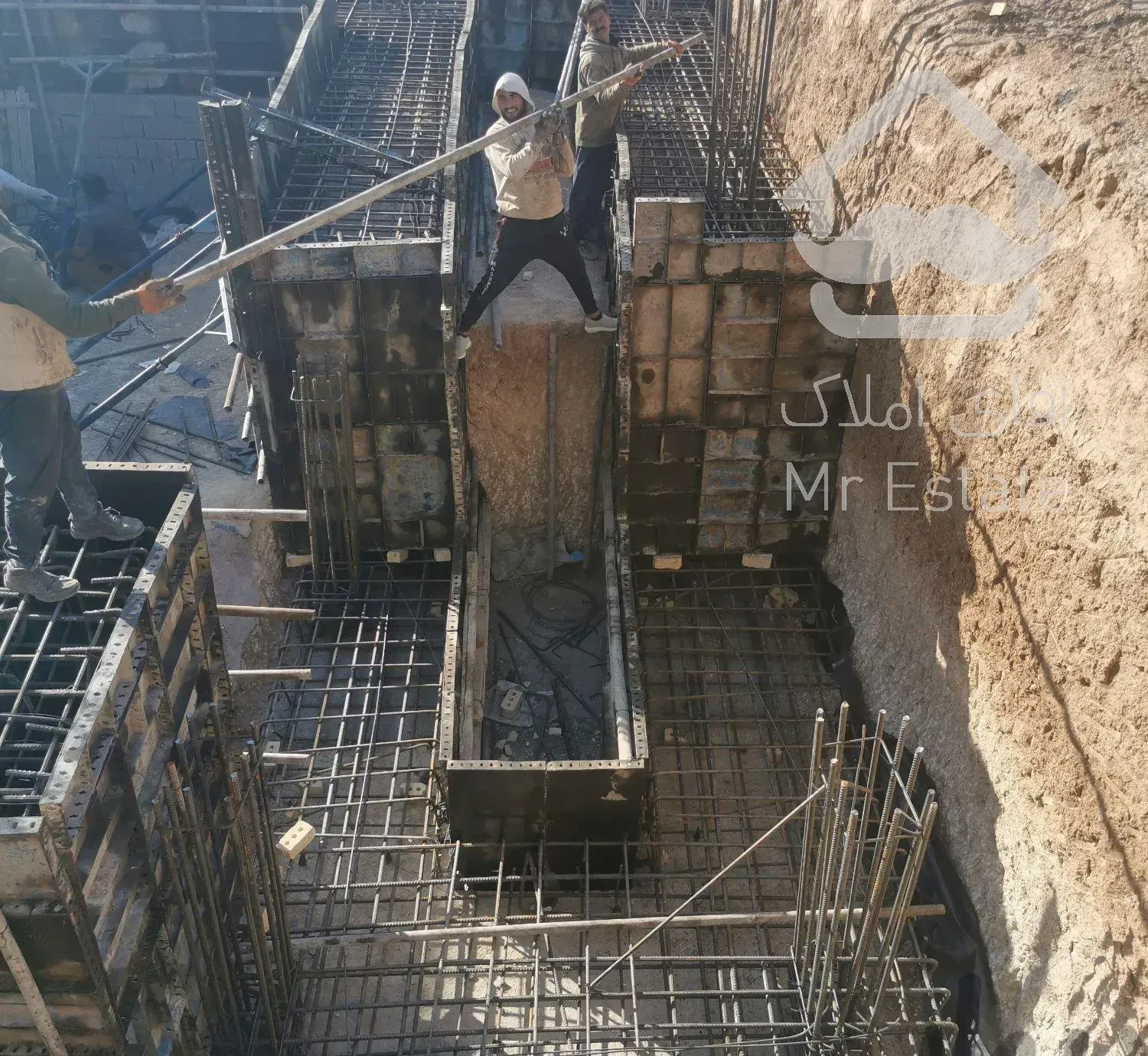 فونداسیون آرماتوربندی اسکلت بتنی و فلزی