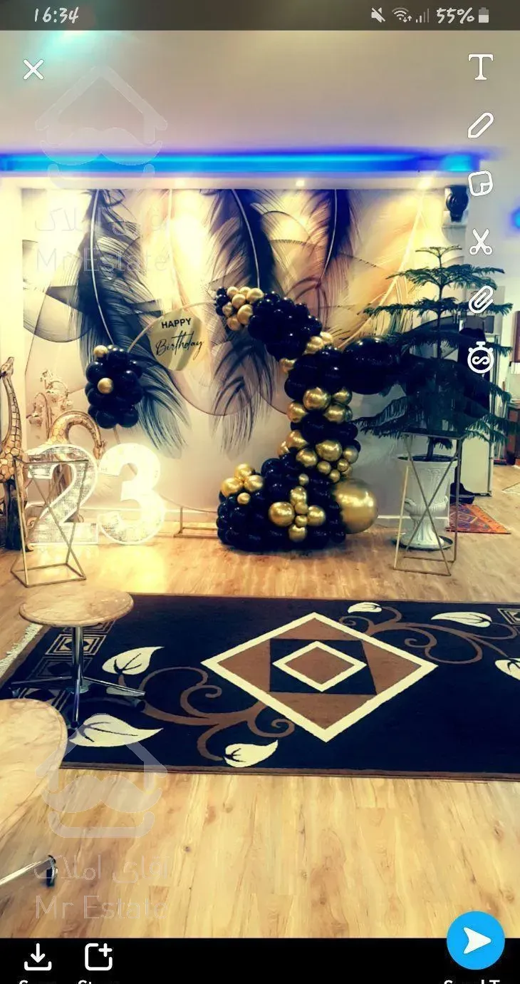 باغ ویلا بااستخر آکواریومی آبگرم شیک درجاده هروی