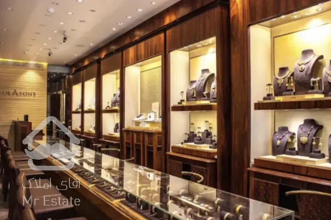 رهن و اجاره املاک اداری تجاری سعادت آباد ۱۷ متر مغازه طلافروشی پاساژ اپال