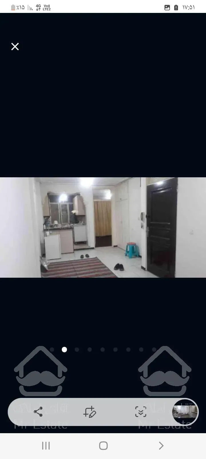 آپارتمان ۴۷ متری تکخواب طبقه همکف