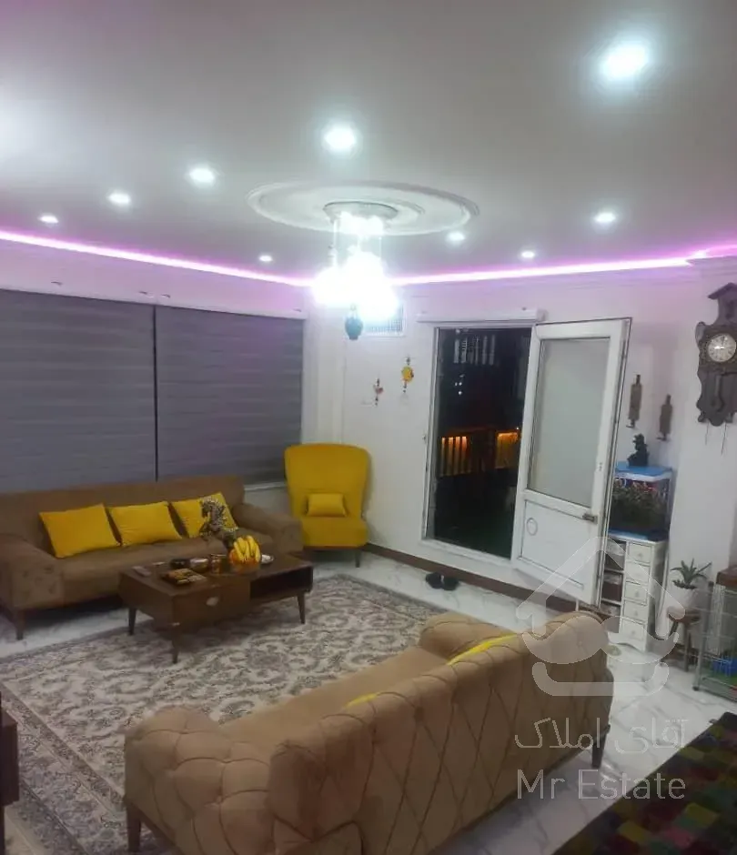 ۷۴ متر پروژه  نواب ۴۰ متر تراس اختصاصی دیزاین شده