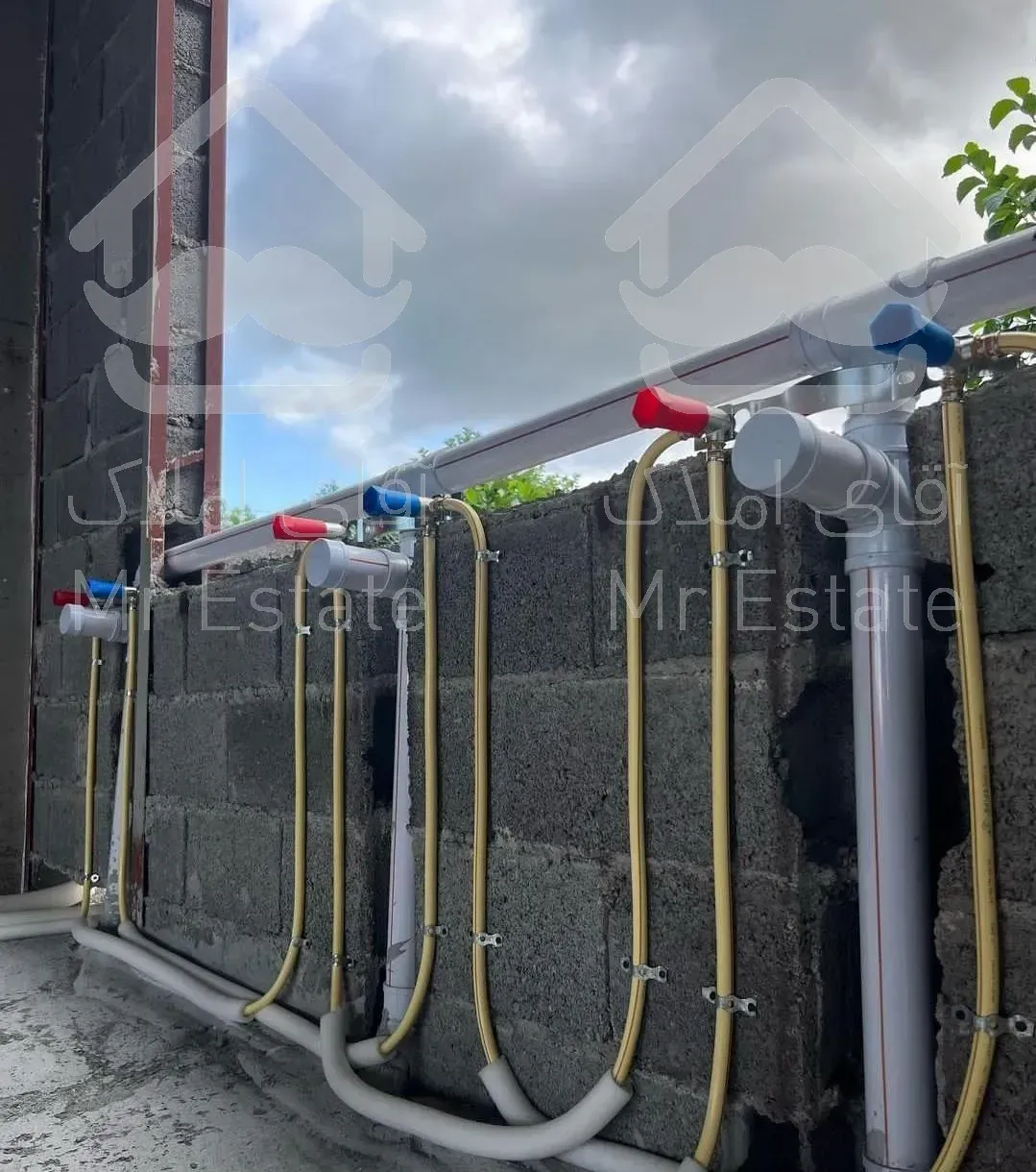 اجرای لوله کشی ساختمان نصب شیرالات پمپ منبع استخر