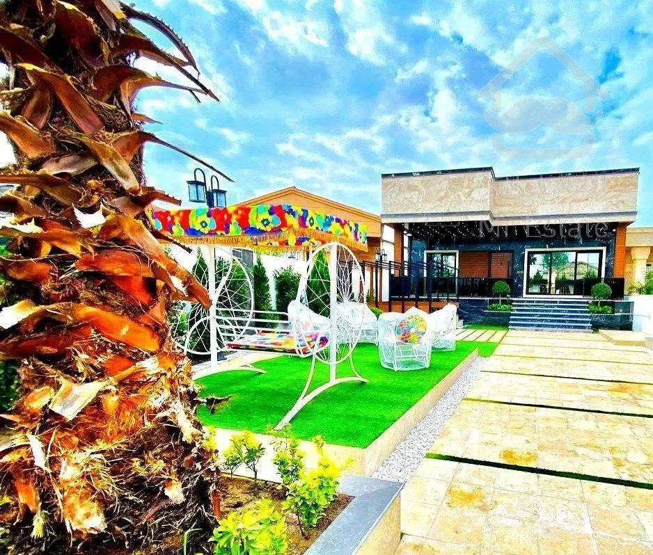 ویلاباغ مدرن سنددارحیاط سازی شیک شهرک اصیل دریا