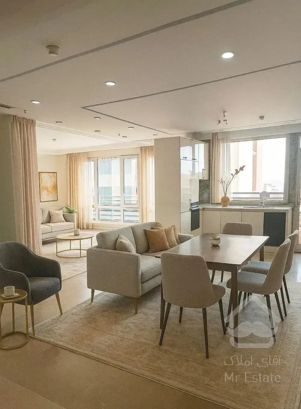 جردن ونک ۱۸۰ متر ۳ خواب ۲ پارکینگ تک واحد