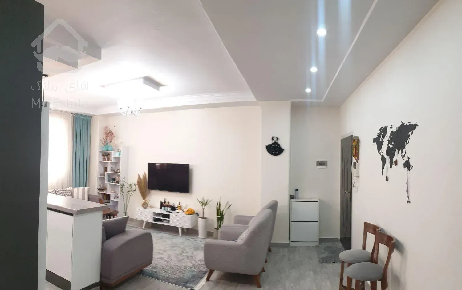 آپارتمان ۵۶ متری،فول بازسازی،غرق در نور