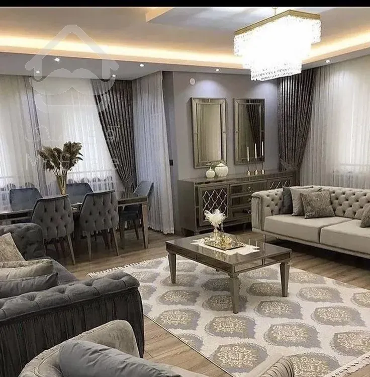 آپارتمان ۱۲۰ متری خام ابیوردی/ویو ابدی/جنوبی