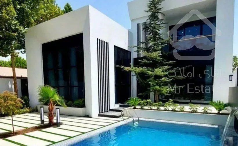 ویلا همکف مدرن شهرکی با ویو جنگلی و سند تک برگ