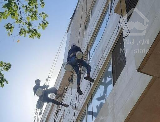 کار در ارتفاع بدون داربست پیچ رولپلاک نماعرش بابک