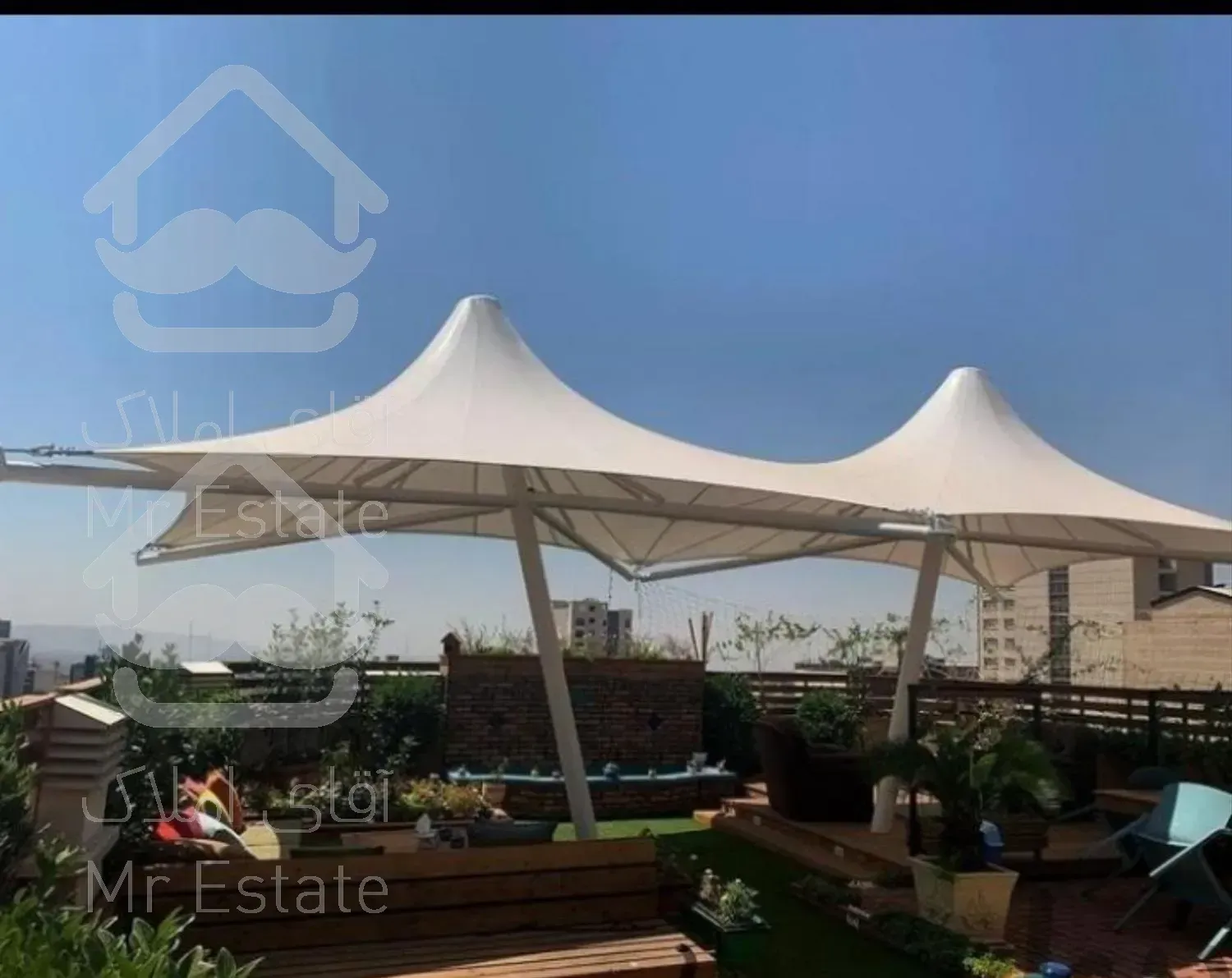 آلاچیق پارکینگ سقف استخر روف گاردن سایبان