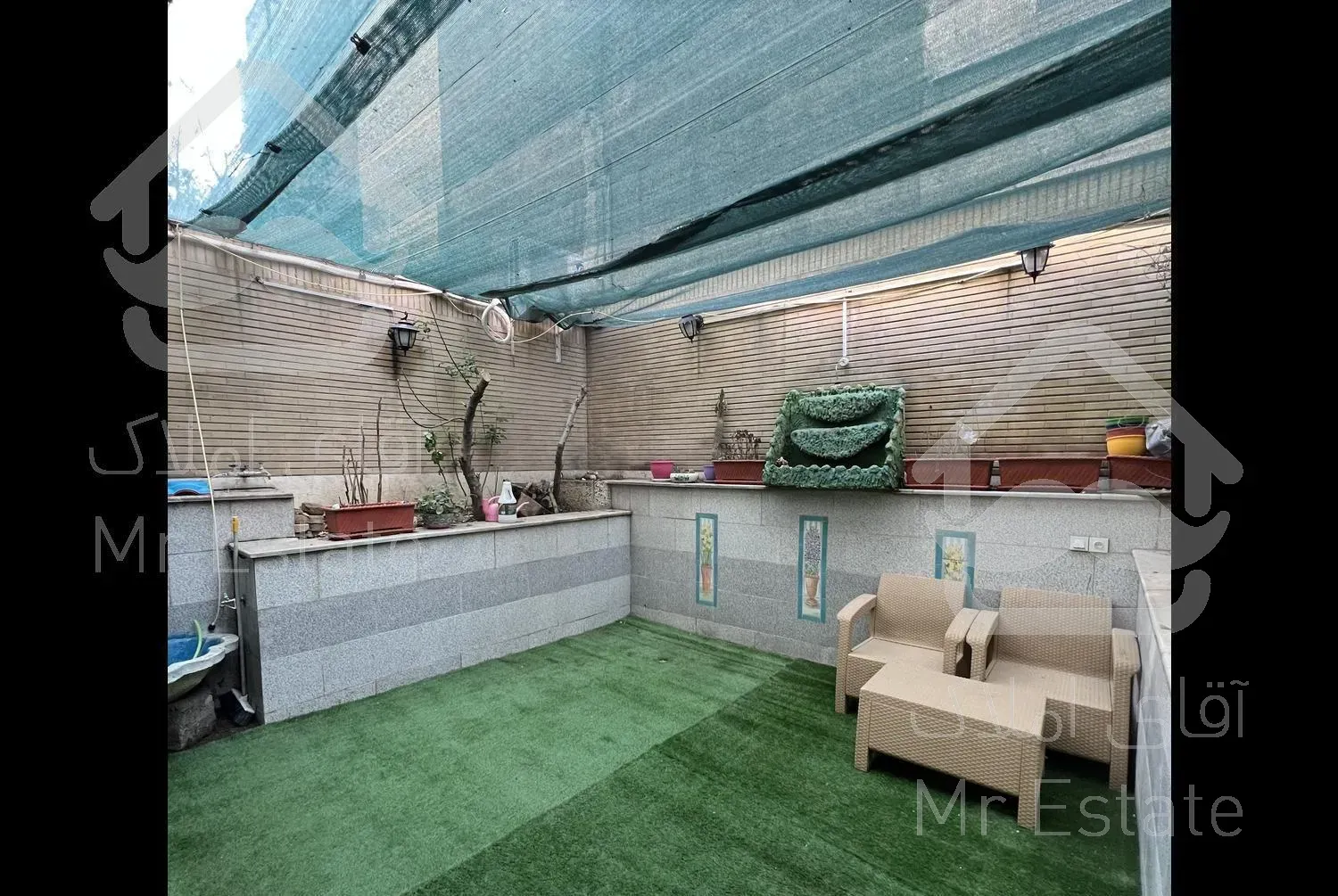 ۶۸ متری یک خوابه با ۴۰ متر حیاط اختصاصی