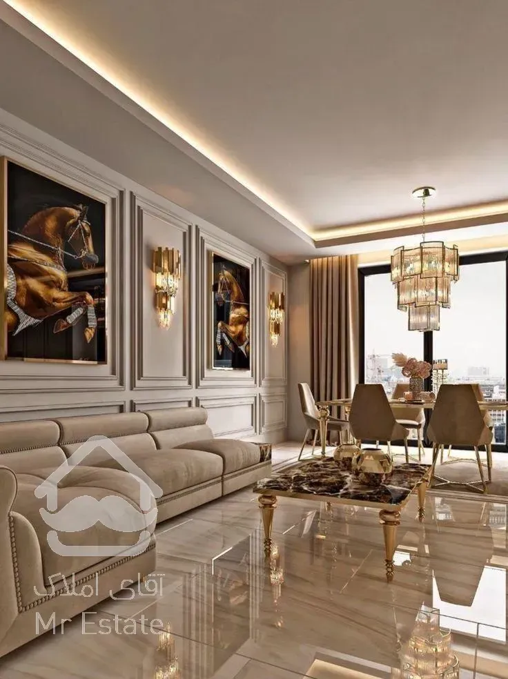 155مـتر/ قلب پارس/ فول/ مشـاعـات آبی