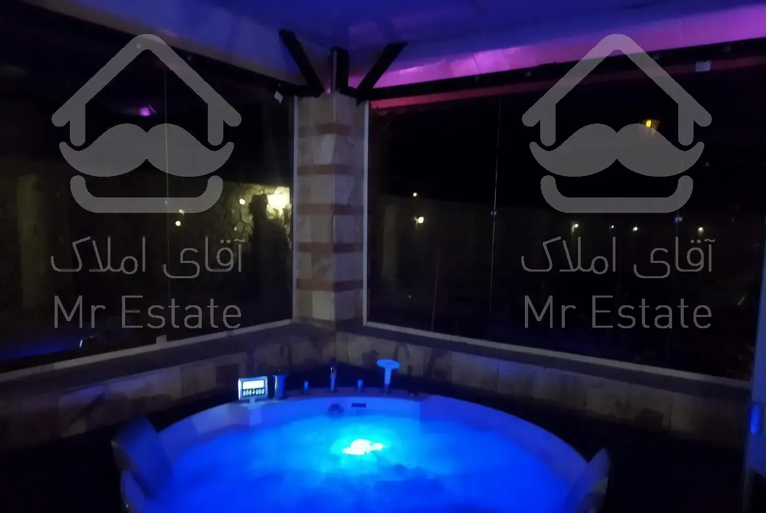 اجاره ویلا باغ آب گرم جکوزی5نفره