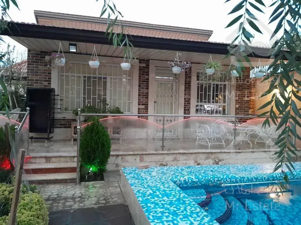 فروش باغچه 1080متری با ویلا مبله کامل فول امکانات لاکچری (خوشنام-ملارد)بدون واسطه