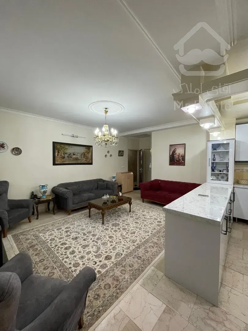 ۶۸متر ۲ خواب سالن پرده خور فول امکانات تراورتن فردوس