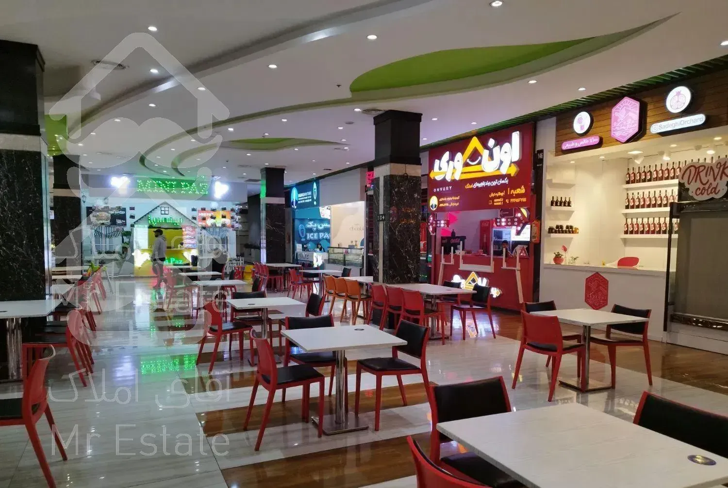 واگذاری یک واحد غذایی در فودکورت