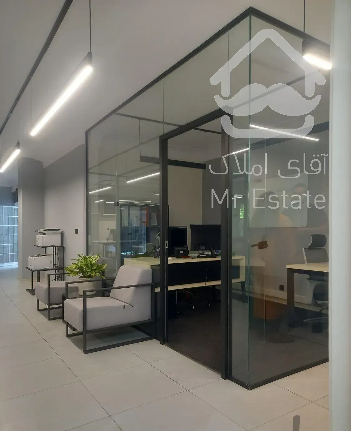 نرده شیشه‌ای پارتیشن سکوریت کابین دوش لمینت حمام