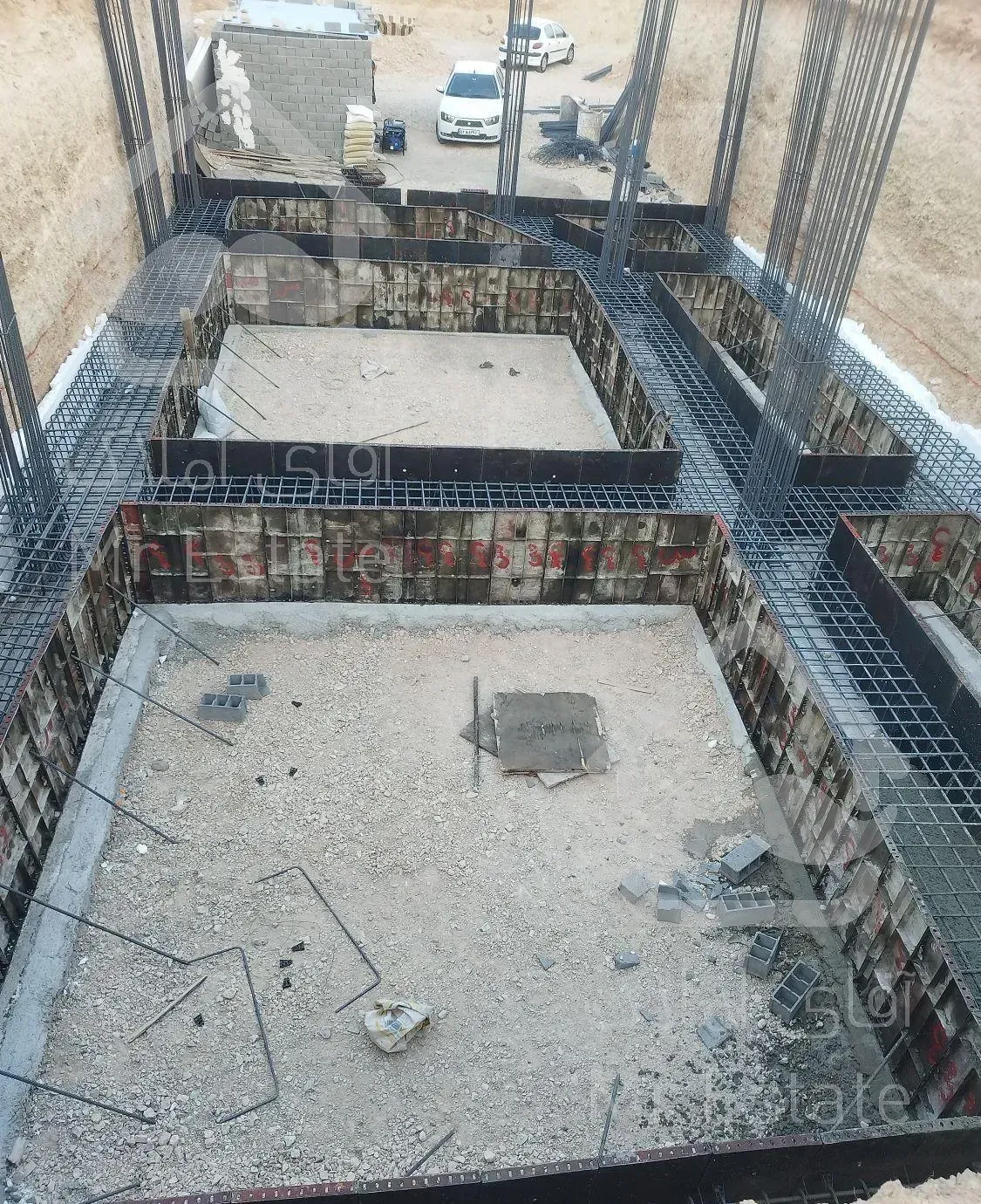 پیمانکاری اجرای اسکلت آرماتوربندی