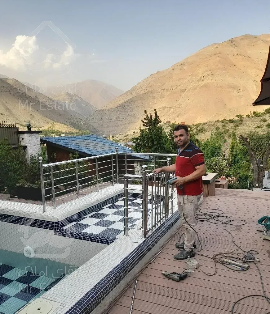 نرده استیل،نرده آلمینیوم،پله استخر،درب استیل