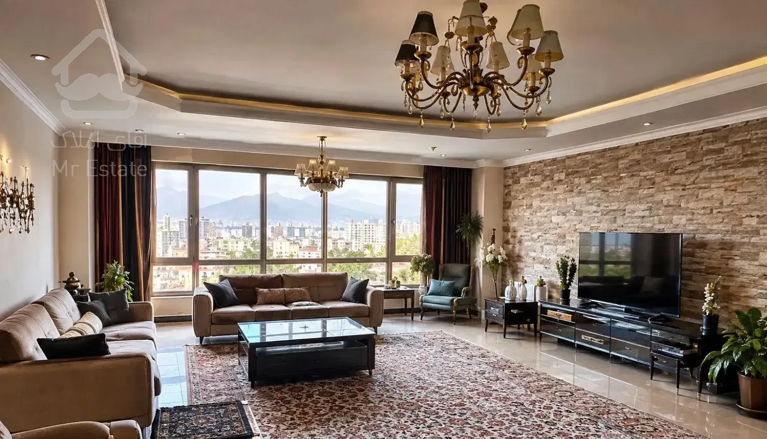 ۲۳۰ متر تاپ لوکیشن فرمانیه سنبل دو بر نور سه خواب