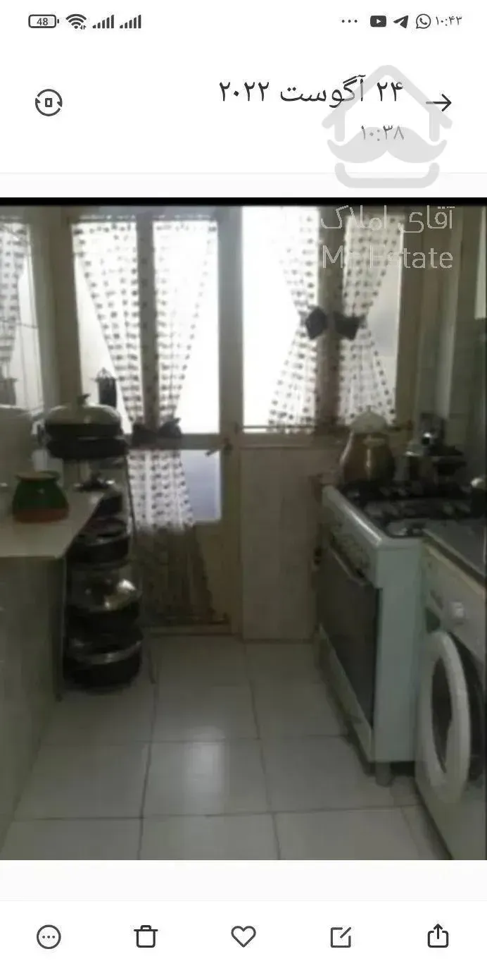 آپارتمان ۶۸متری یک خواب صادقیه