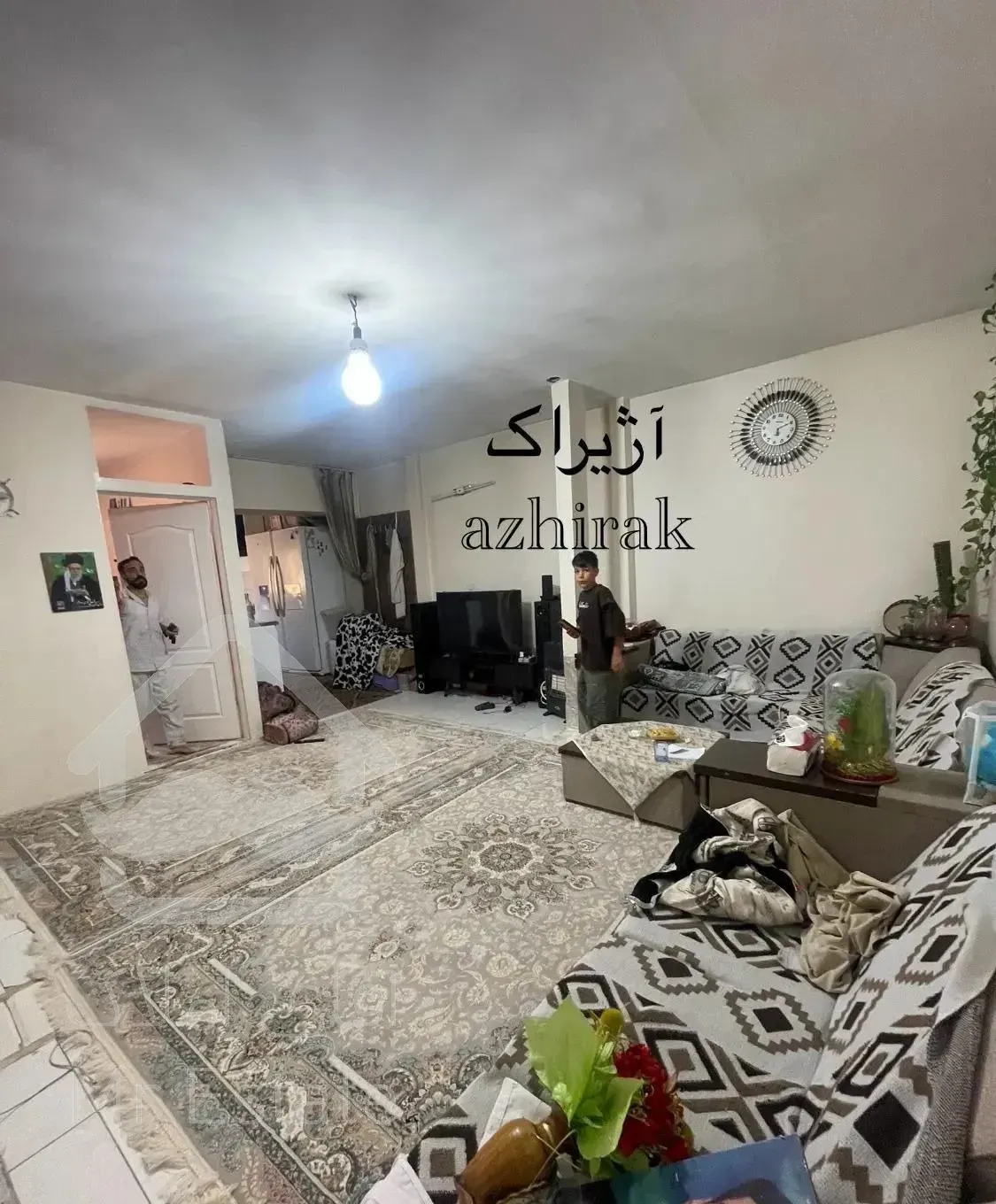 واحد75متر طبقه3 تک خواب خوش نقشه لاله شرقی