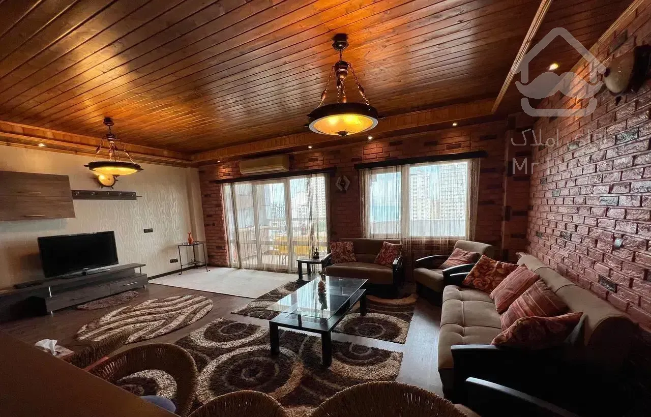 آپارتمان ساحلی ۱۱۰ متری مبله در بلوار دریا سرخرود