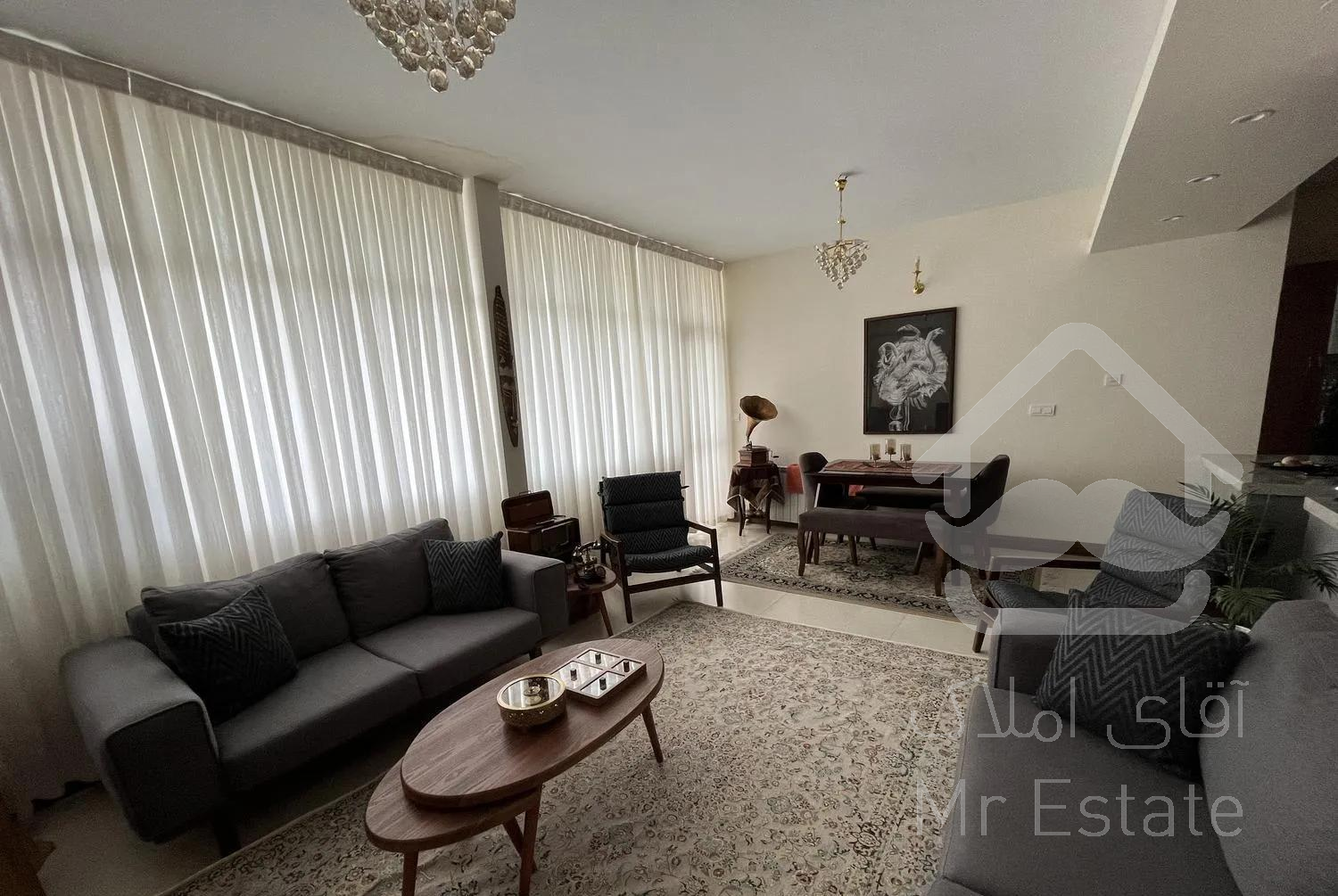 ۹۱ متر ۲ خوابه بازسازی شده