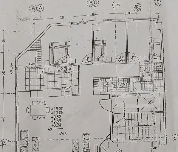 فروش آپارتمان ۱۴۵ متری ۳ خوابه در رسالت شهرک نور